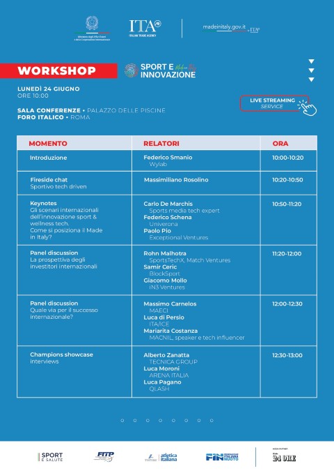 Programma SporteInnovazione ITA ws2024