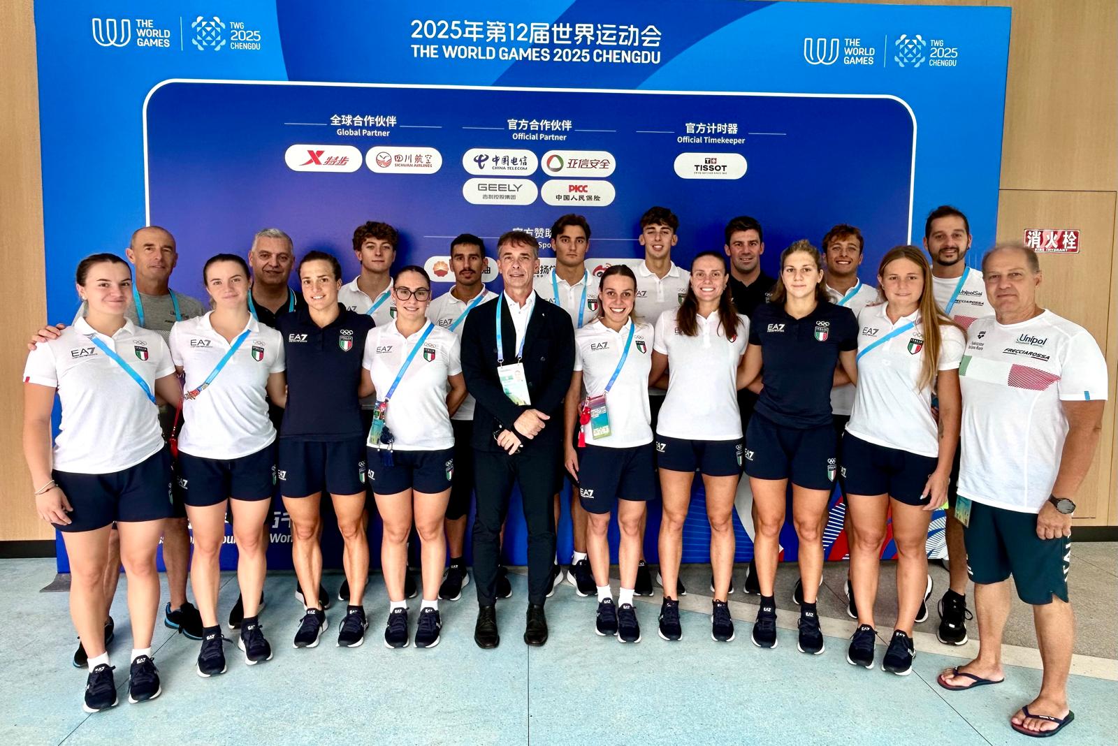 nazionale nuoto per salvamento world games chengdu 2025