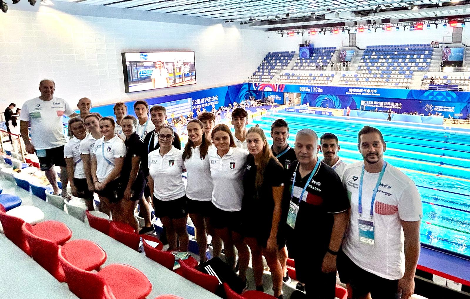 nazionale nuoto per salvamento world games chengdu 2025 2