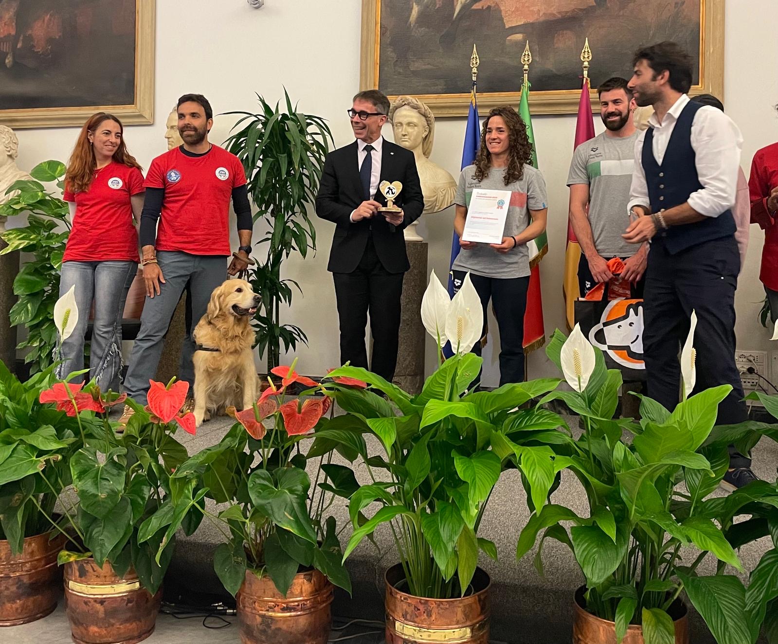 Quintavalle Premio Penna doca. La FIN premiata in Campidoglio