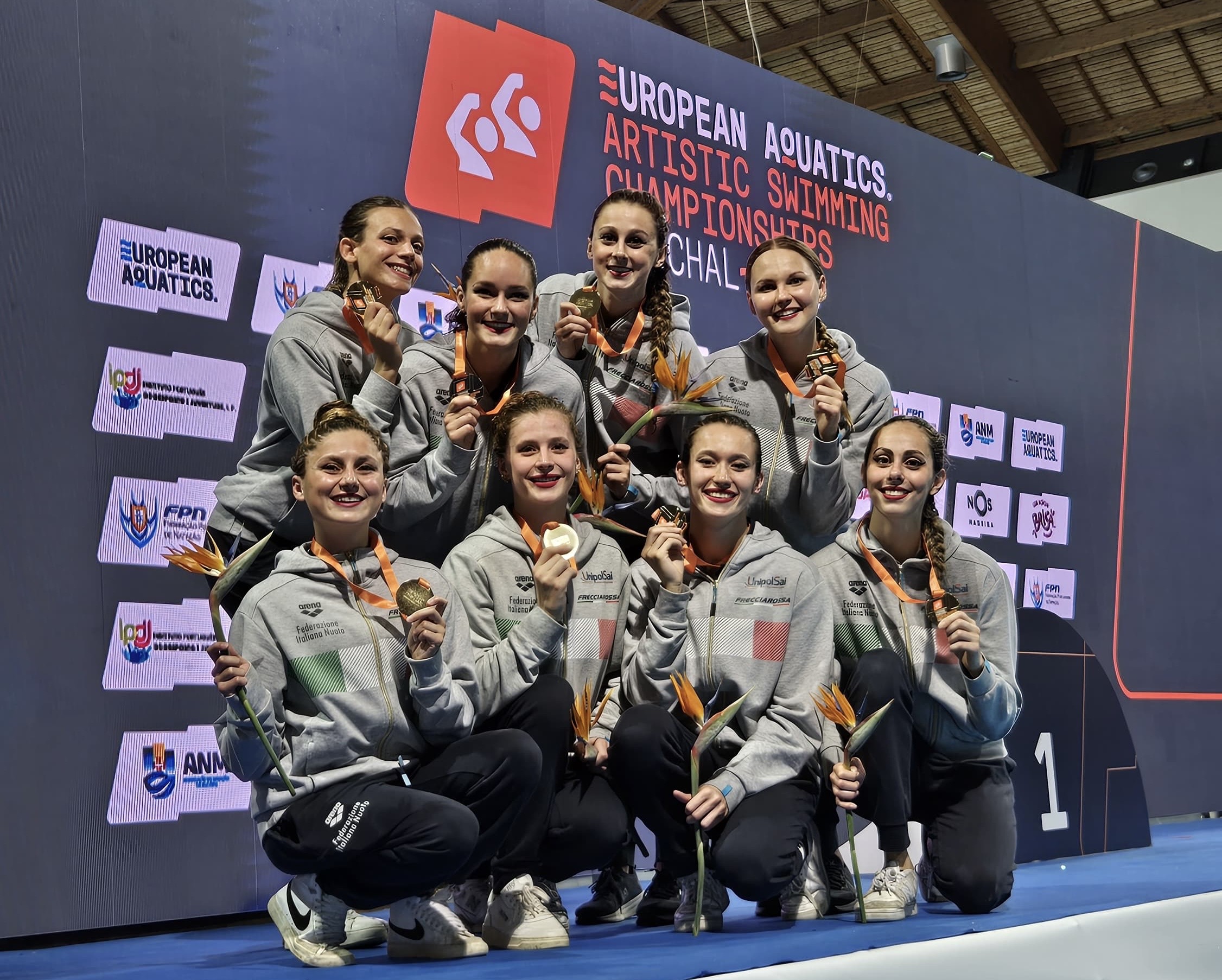 Europei: azzurre d'oro nell'acro che chiude la rassegna continentale di Funchal