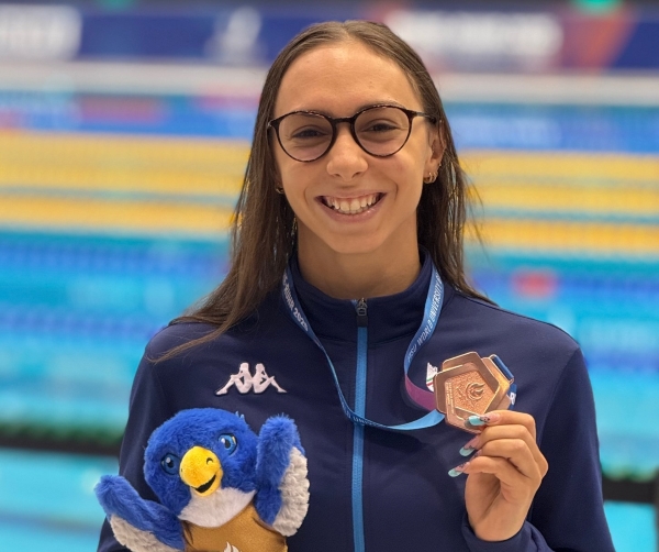 universiadi 2025 paola borrelli 200 farfalla bronzo