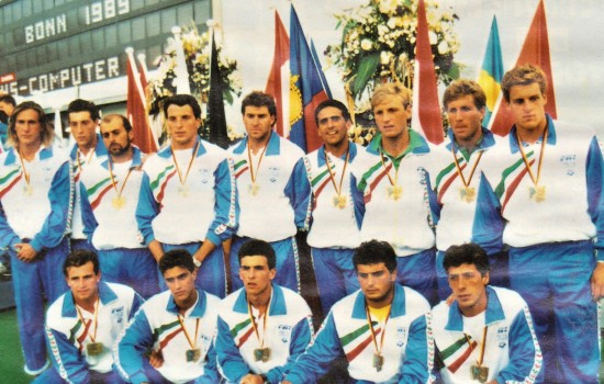 1989 Europei Bonn RFT maschile BRONZO 550 350