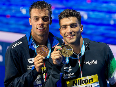 3 Gabriele Detti oro e Gregorio Paltrinieri bronzo negli 800 sl il 26 luglio