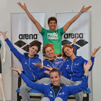 Gli alteti azzurri presenti all        Arena Open Day