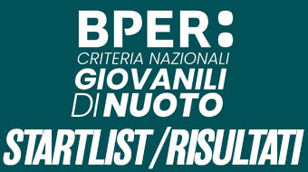 Criteria Giovanili di Nuoto BPER 2026 - Risultati