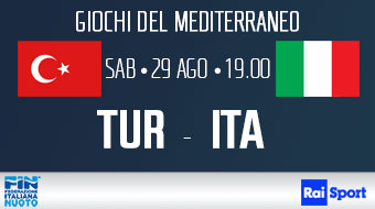 Giochi del Mediterraneo - Taranto 2026 - Torneo di Pallanuoto Maschile - Diretta RaiSport