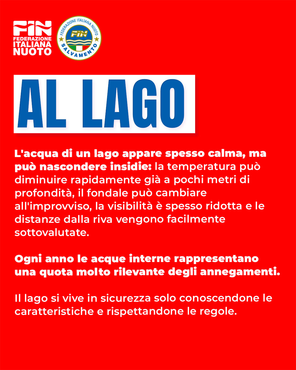 Al lago - l'inganno dell'acqua calma - seguito