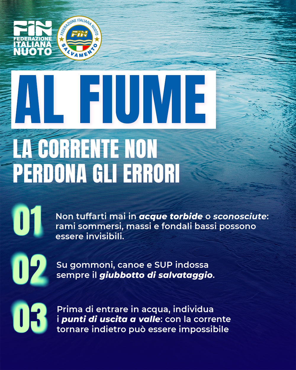 Al fiume - la corrente non perdona gli errori