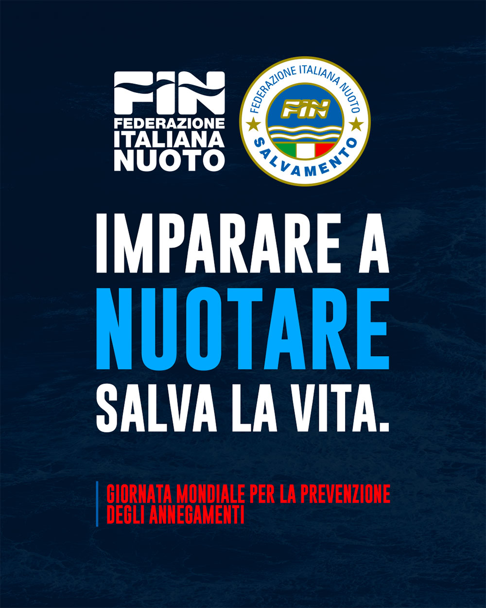 Imparare a nuotare salva la vita.