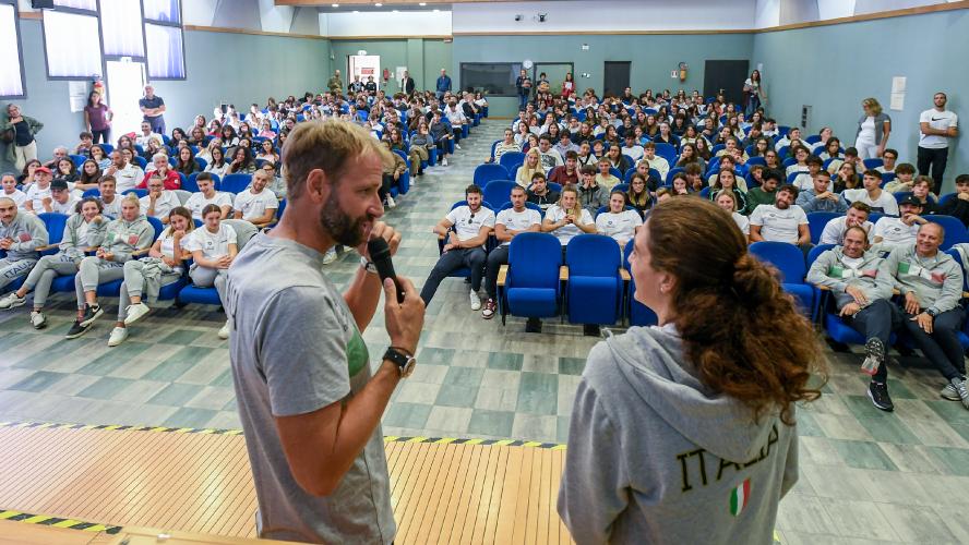 Mondiali Lifesaving. Rosolino incontra gli studenti