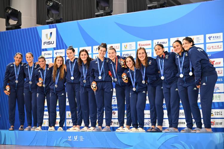 Universiadi 2023 - Argento della pallanuoto femminile