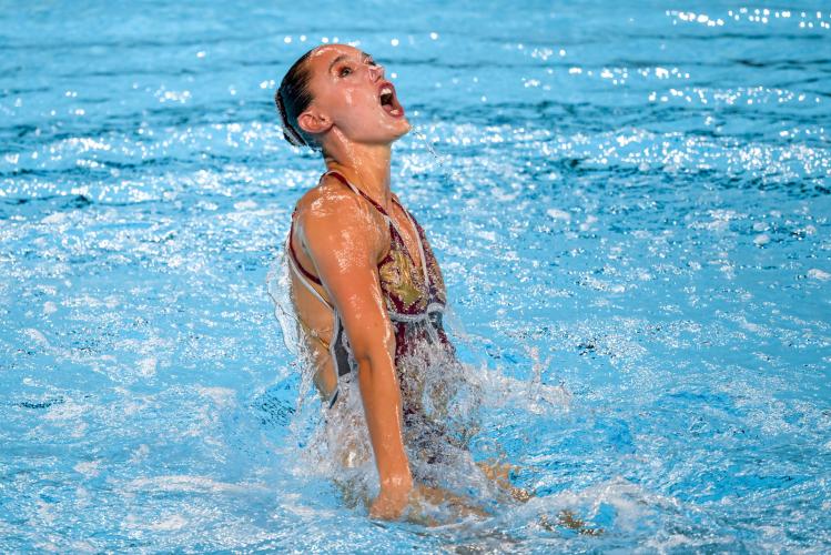 Mondiali. Final solo free women. Piccoli sesta