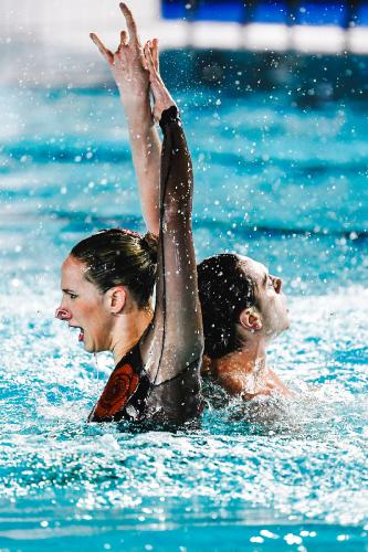 Assoluti BPER Riccione. Prima giornata. Eliminatorie duo misto e femminile