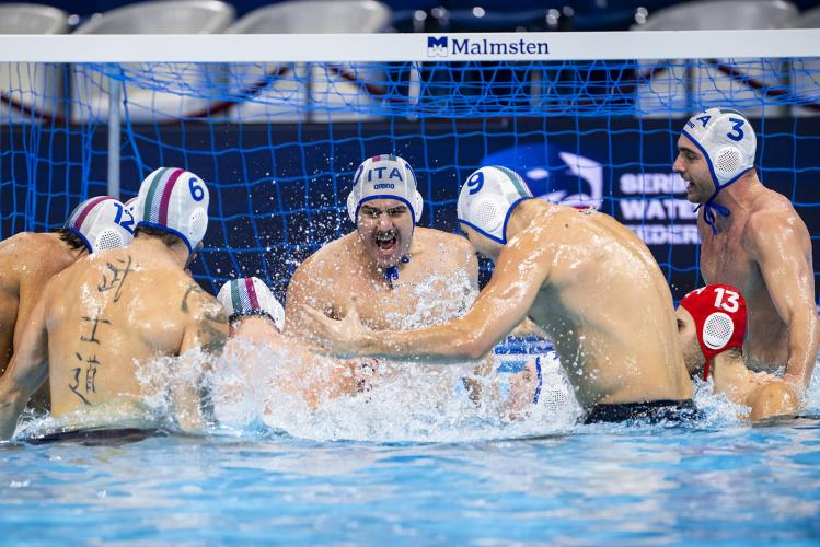 Europei di Belgrado. Italia-Croazia 13-10