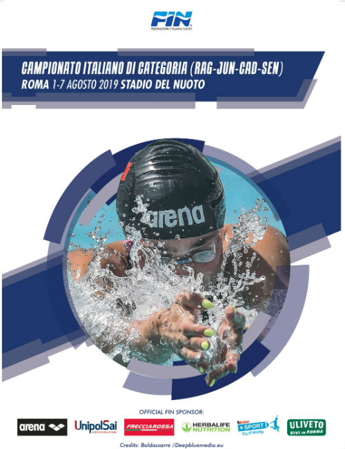 locandina campionati nuoto agosto 2019500x650